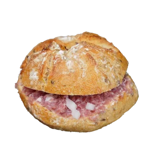 Dinkelkrustie Zwiebelmett