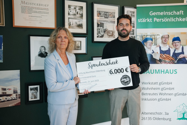 6.000 Euro für das Baumhaus Oldenburg